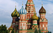Москва, Покровский собор и памятник Минину и Пожарскому